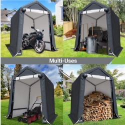 6x6ft storage shed